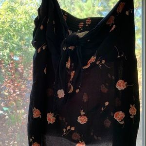 Brandy Melville tie front tank